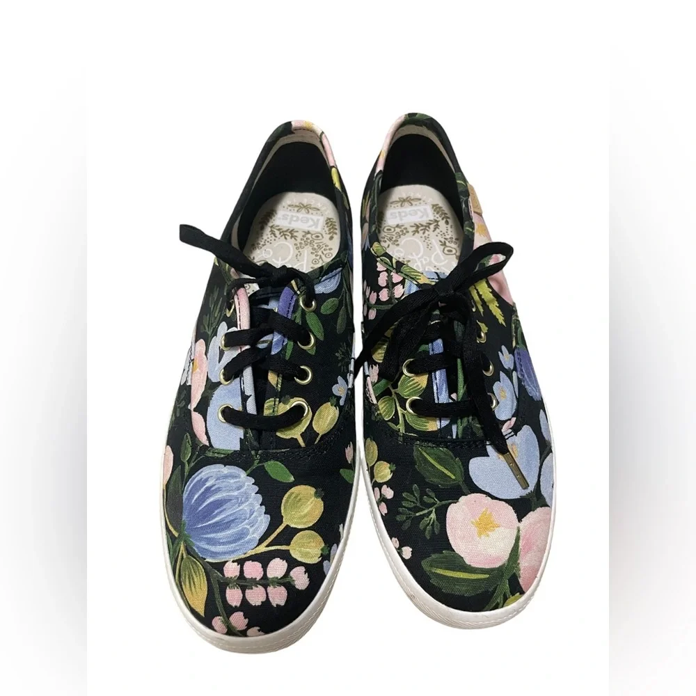 Rifle Paper‎ Co. x Keds - Black Botanical Champion Sneaker